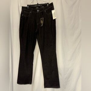 Jordache Black Straight-Leg Women's Jeans